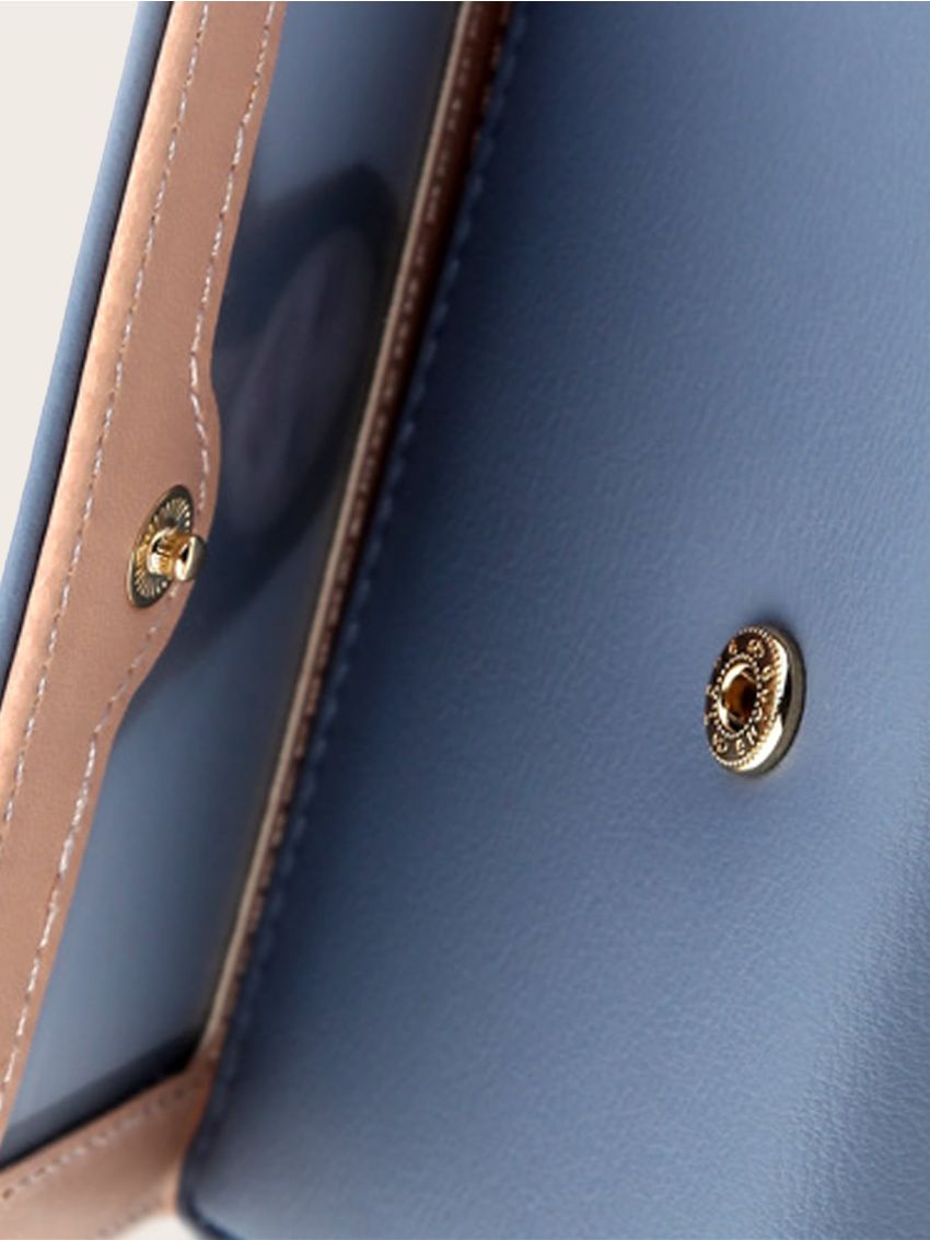 Kiss Lock Fold Over Purse