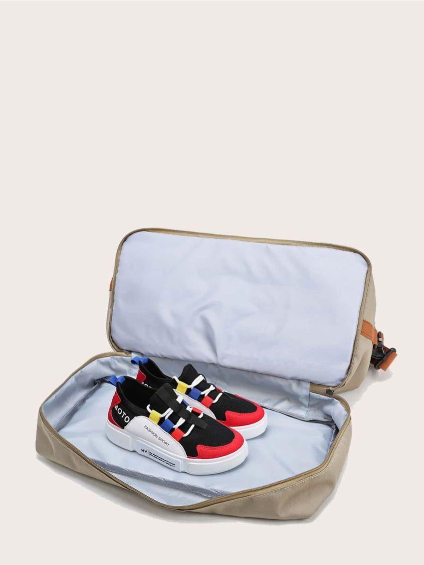 Large Capacity Letter Graphic Duffel Bag