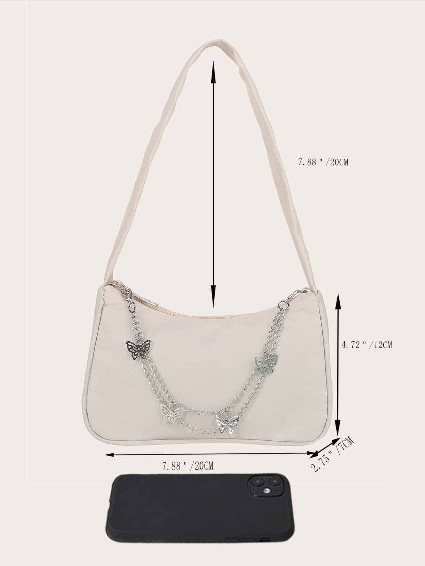 Mini Chain Decor Minimalist Shoulder Bag