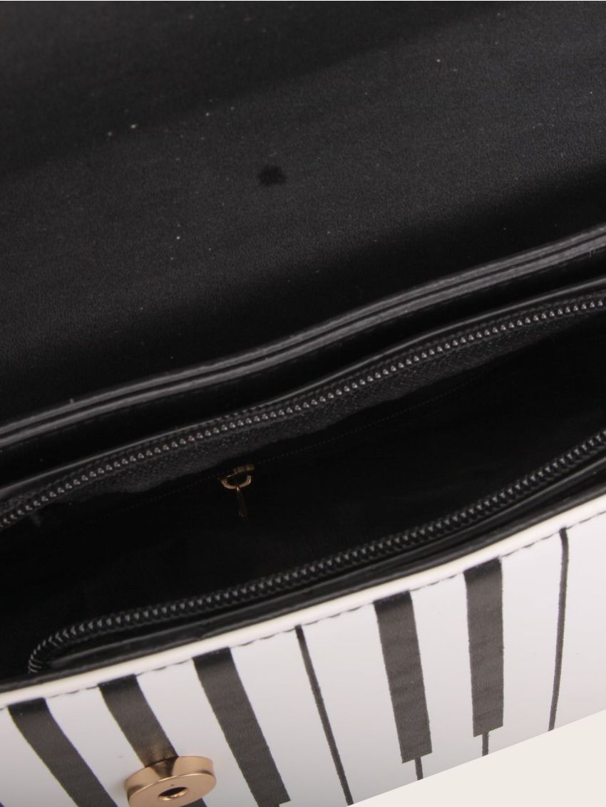 Piano Decor Satchel Bag