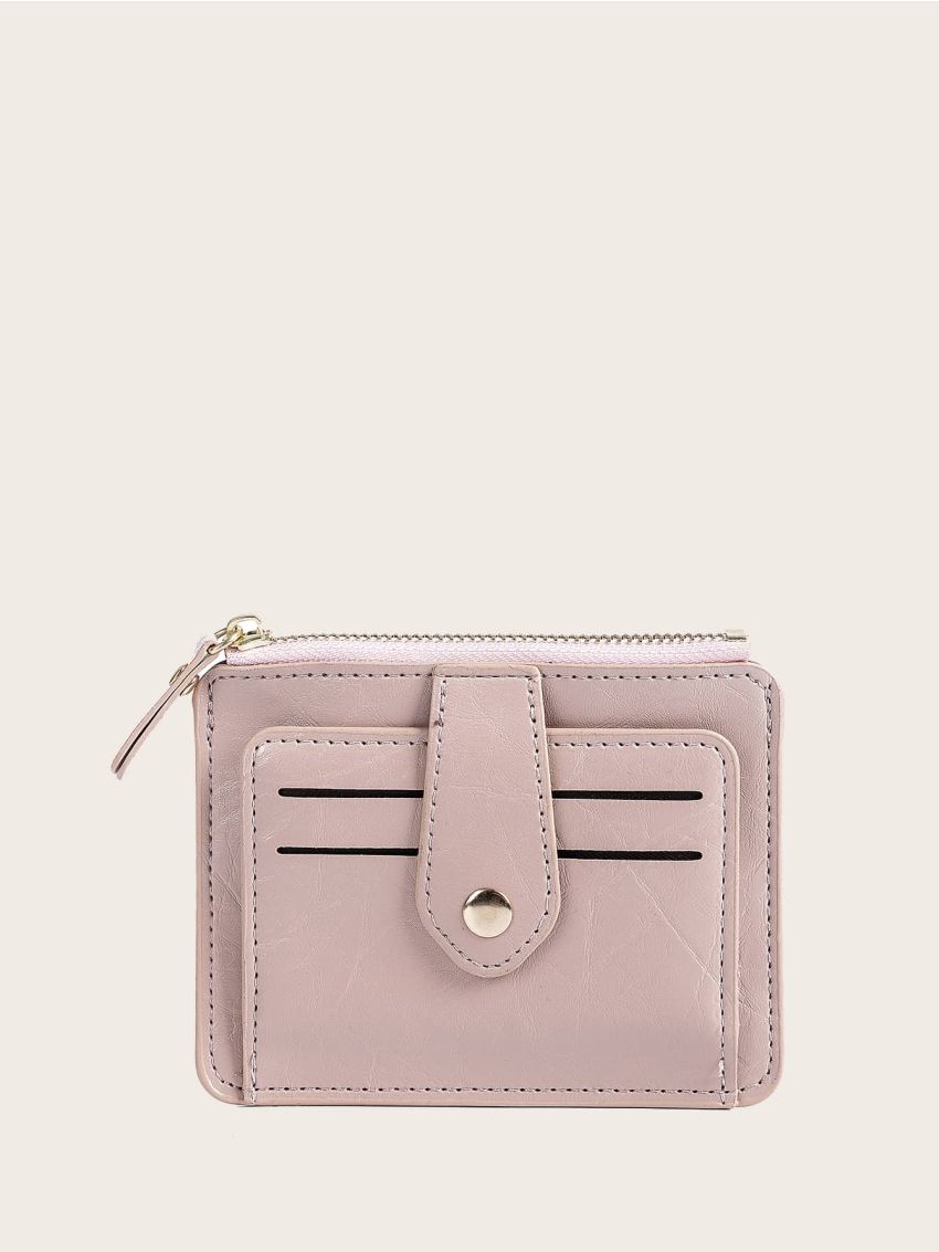 Minimalist Snap Button Card Holder