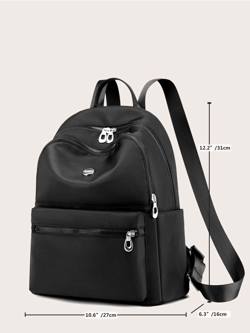 Minimalist Zip Front Backpack