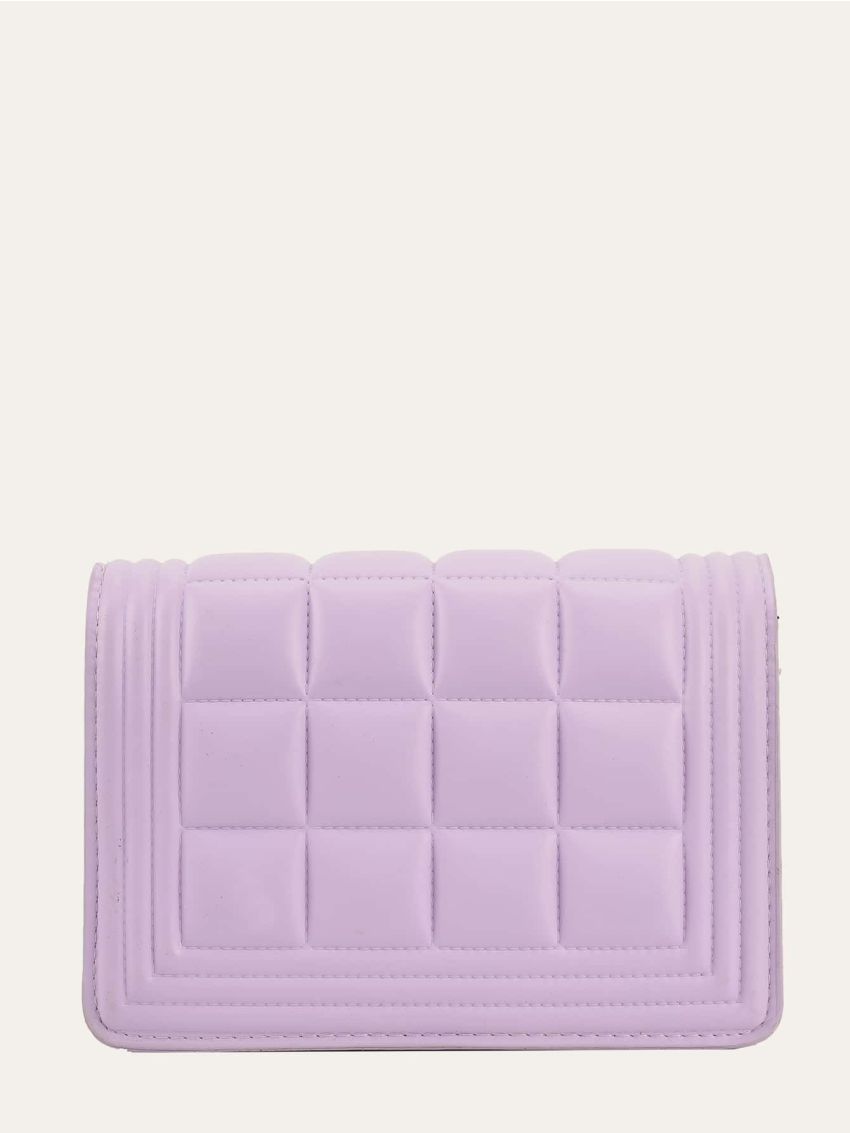 Mini Stitch Detail Chain Crossbody Bag