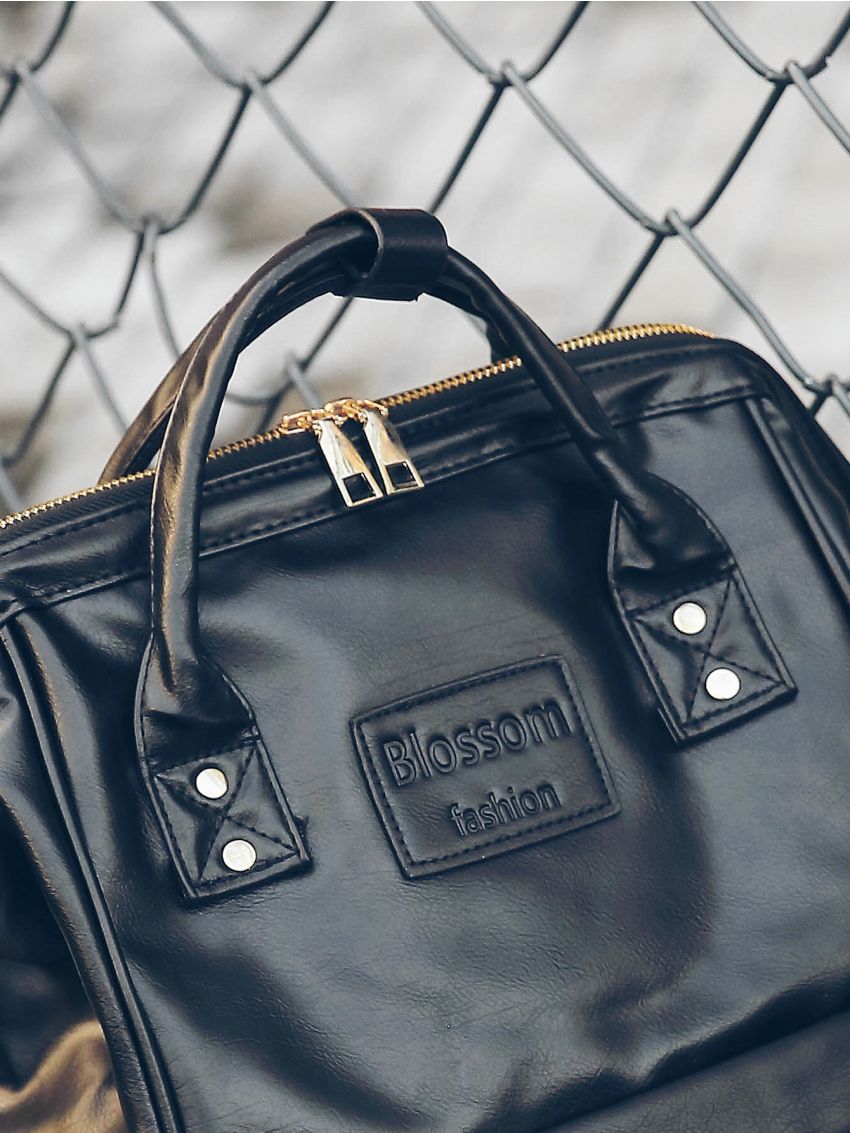 Zipper Front Large Capacity Backpack