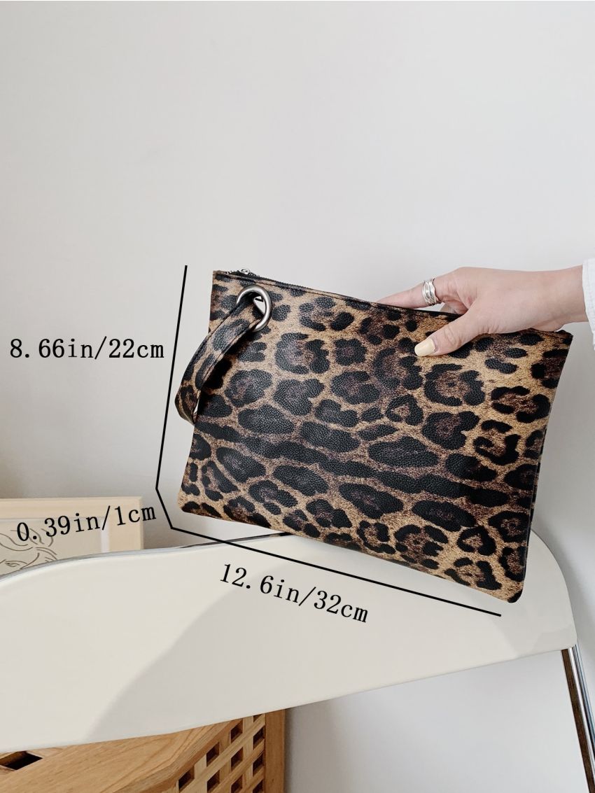 Leopard Clutch Bag