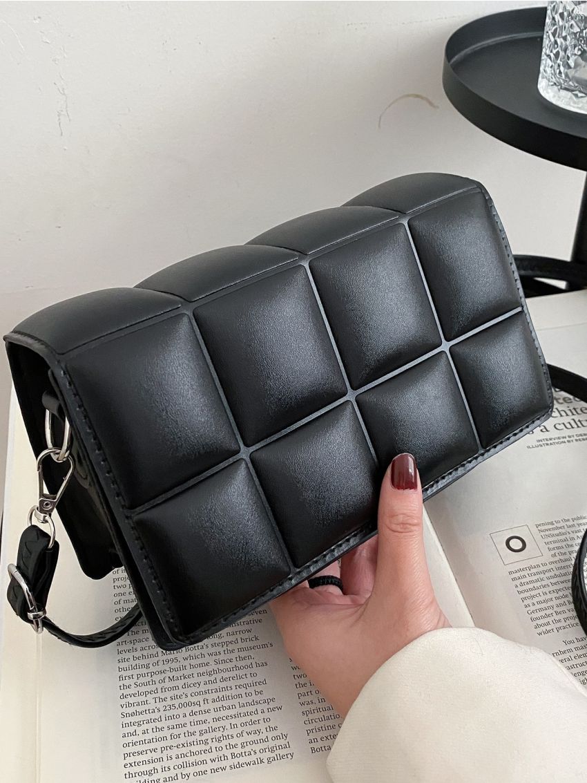 Quilted Flap Crossbody Bag