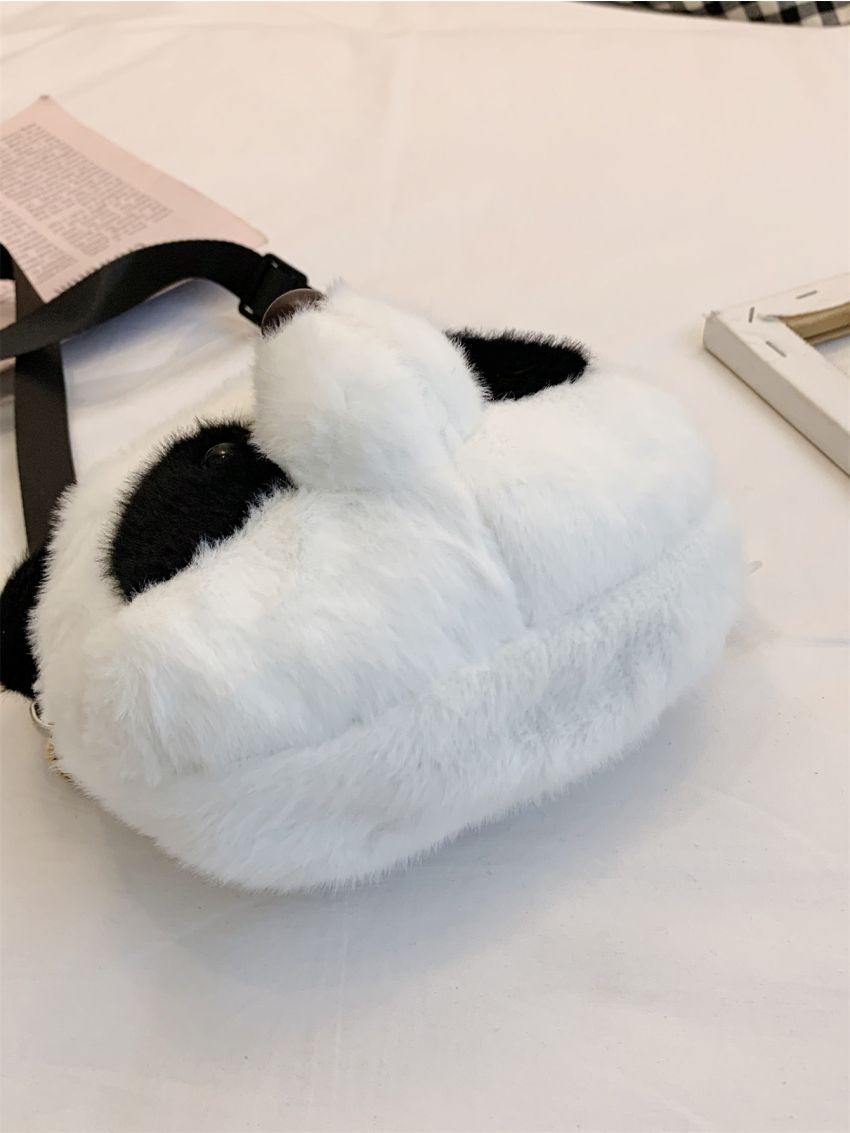 Mini Cartoon Design Fluffy Novelty Bag