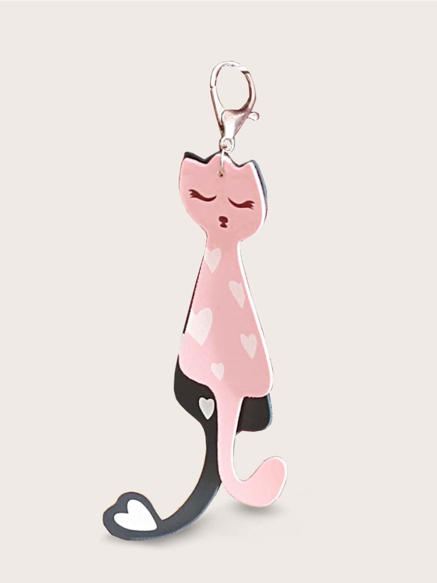 Two Tone Cartoon Design Bag Charm Accessory