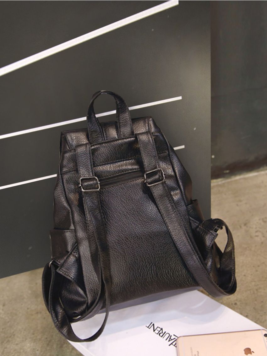 Minimalist Drawstring Bucket Bag