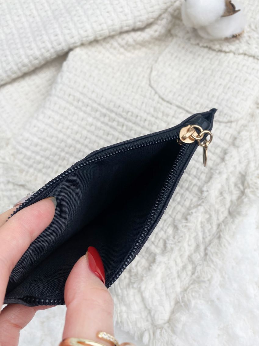 Crocodile Embossed Coin Purse