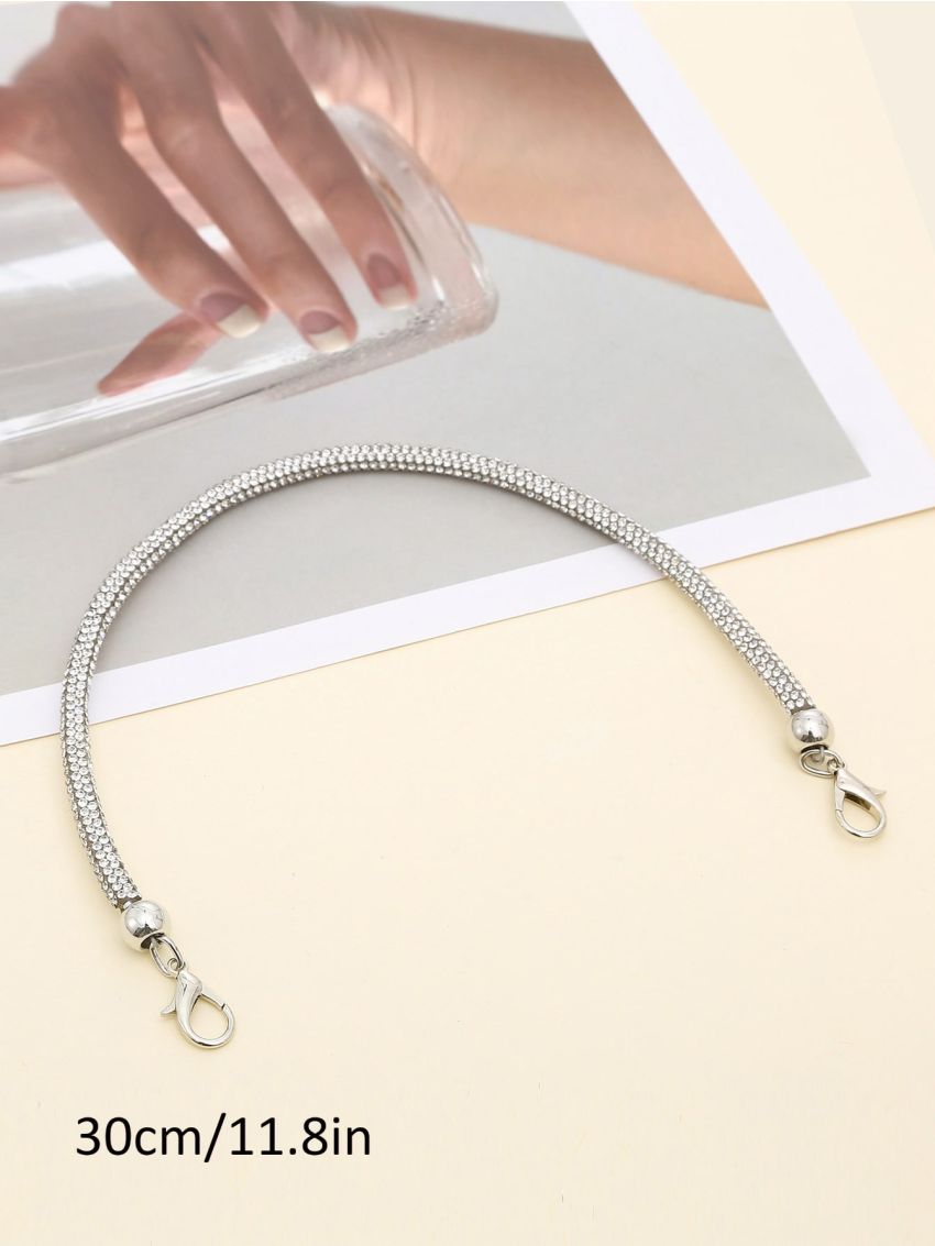 Rhinestone Decor Bag Strap