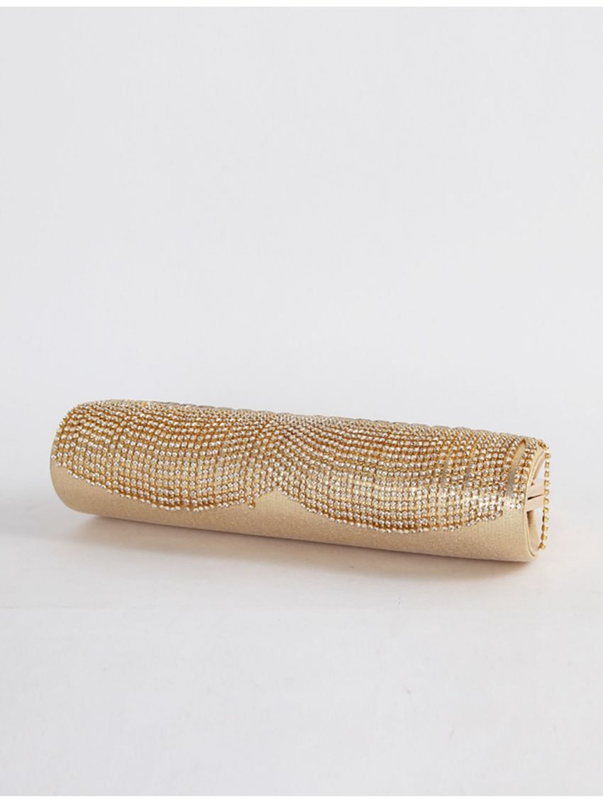 Rhinestone & Fringe Decor Box Bag