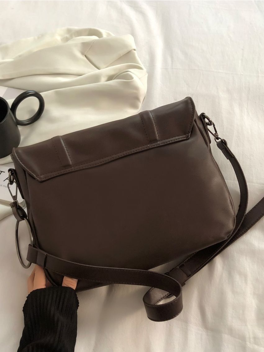 Vintage Design Flap Square Bag