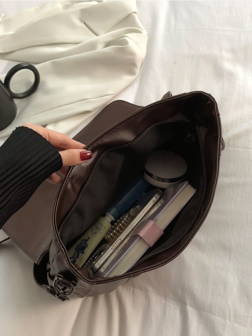 Vintage Design Flap Square Bag