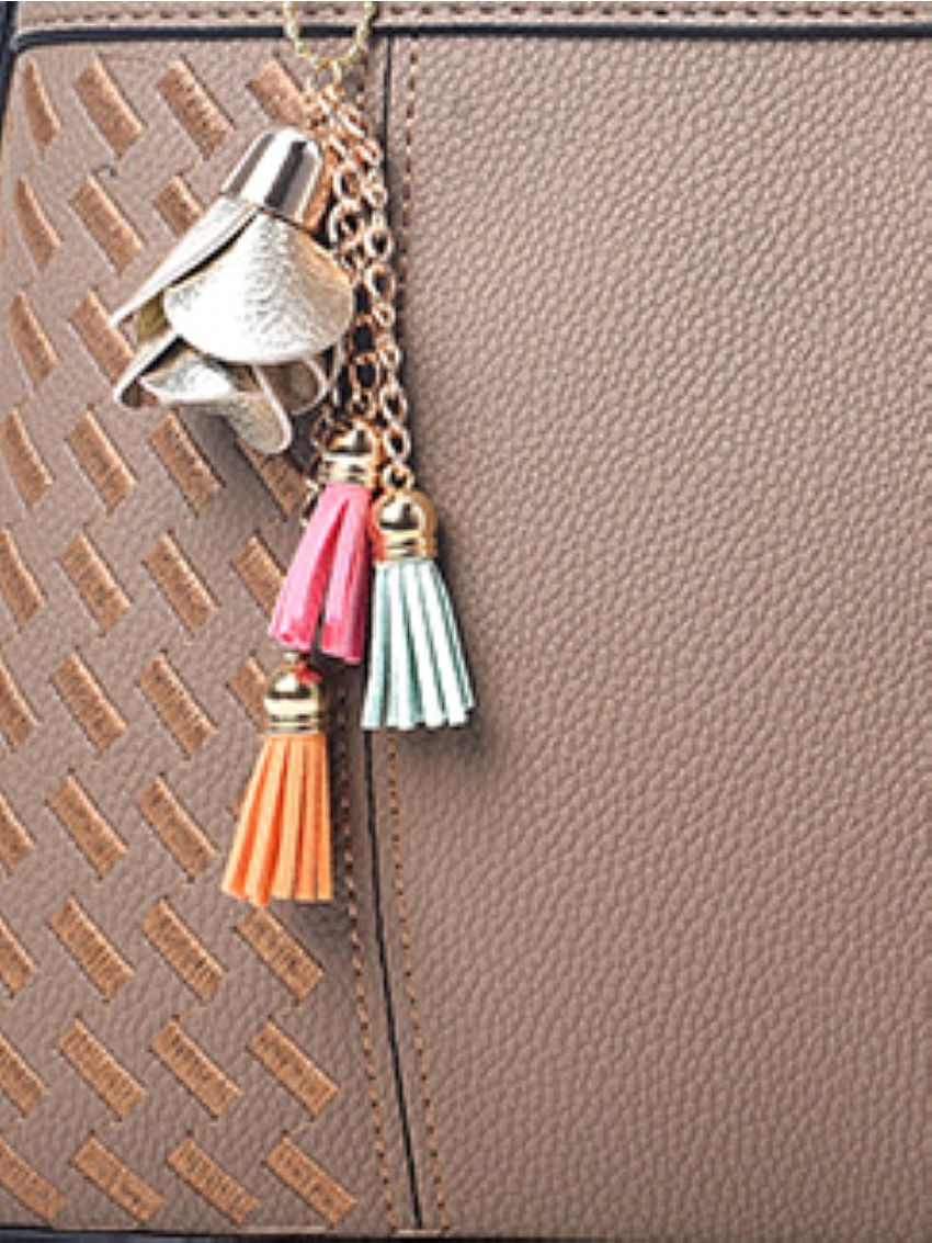 Tassel Decor Tote Bag