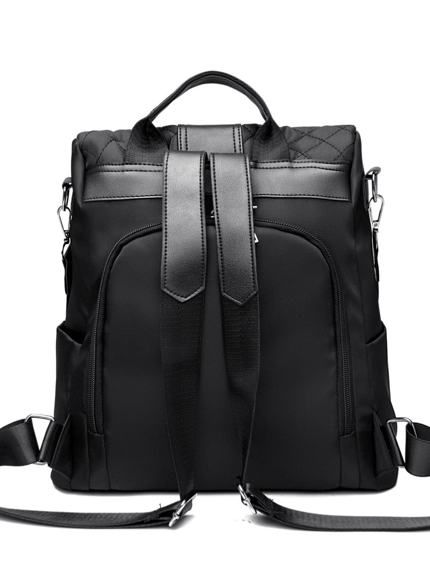 Quilted Zipper Anti-theft Backpack