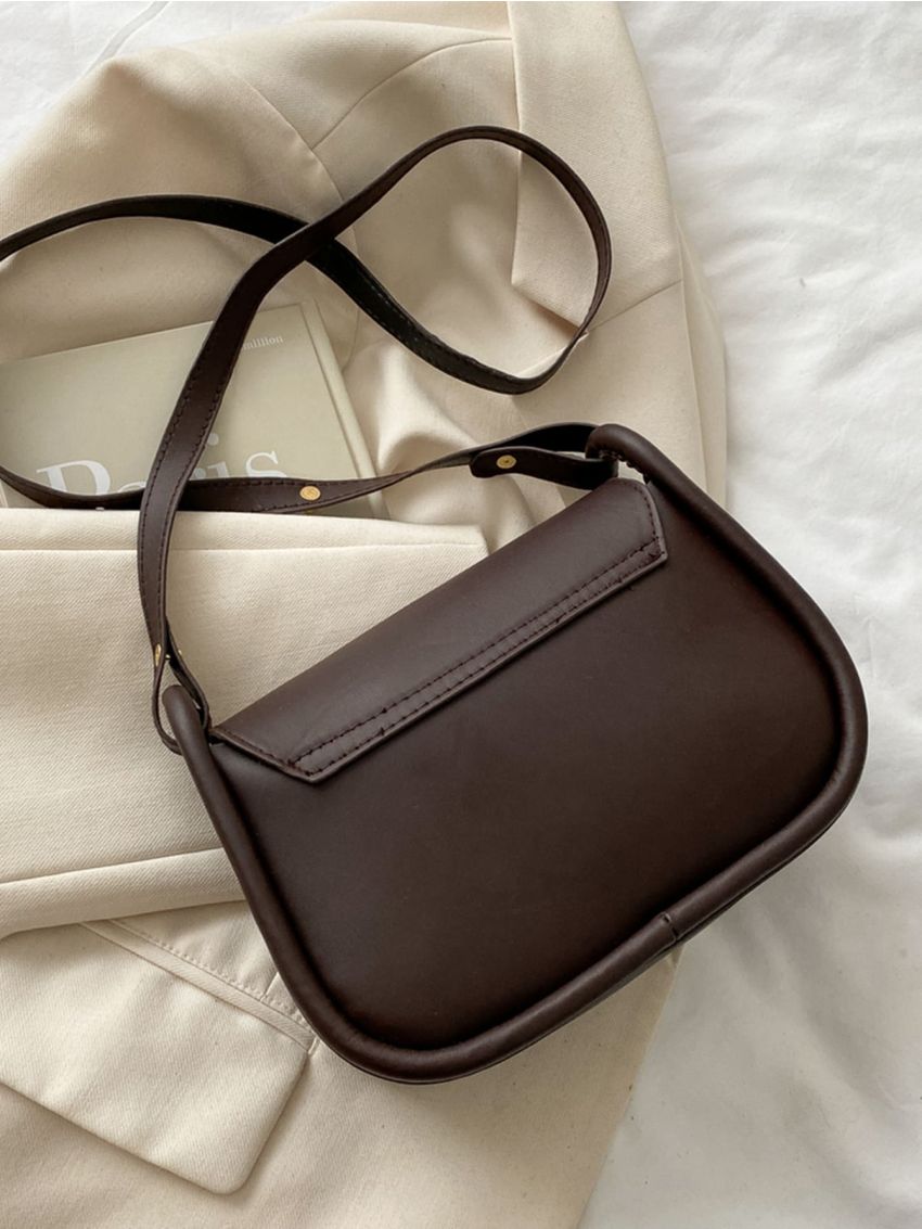 Colorblock Geo Graphic Saddle Bag