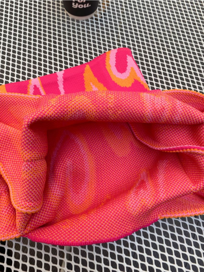 Heart Pattern Crochet Bag