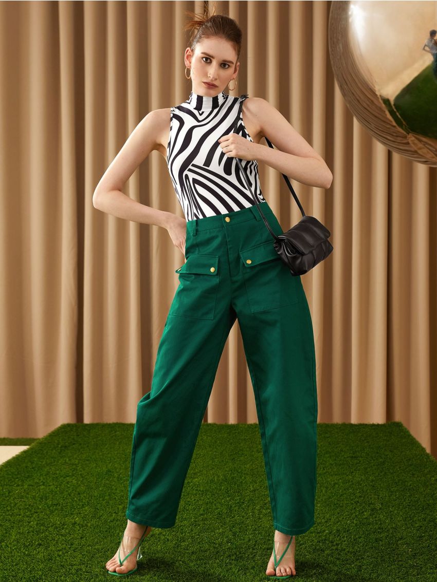 Minimalist Flap Ruched Bag