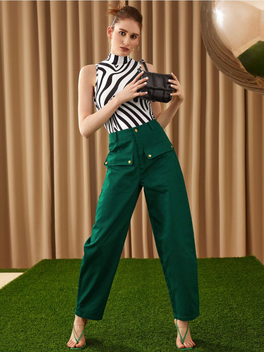 Minimalist Flap Ruched Bag