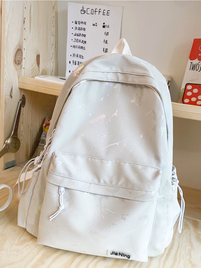 Large Capacity Knot Decor Backpack