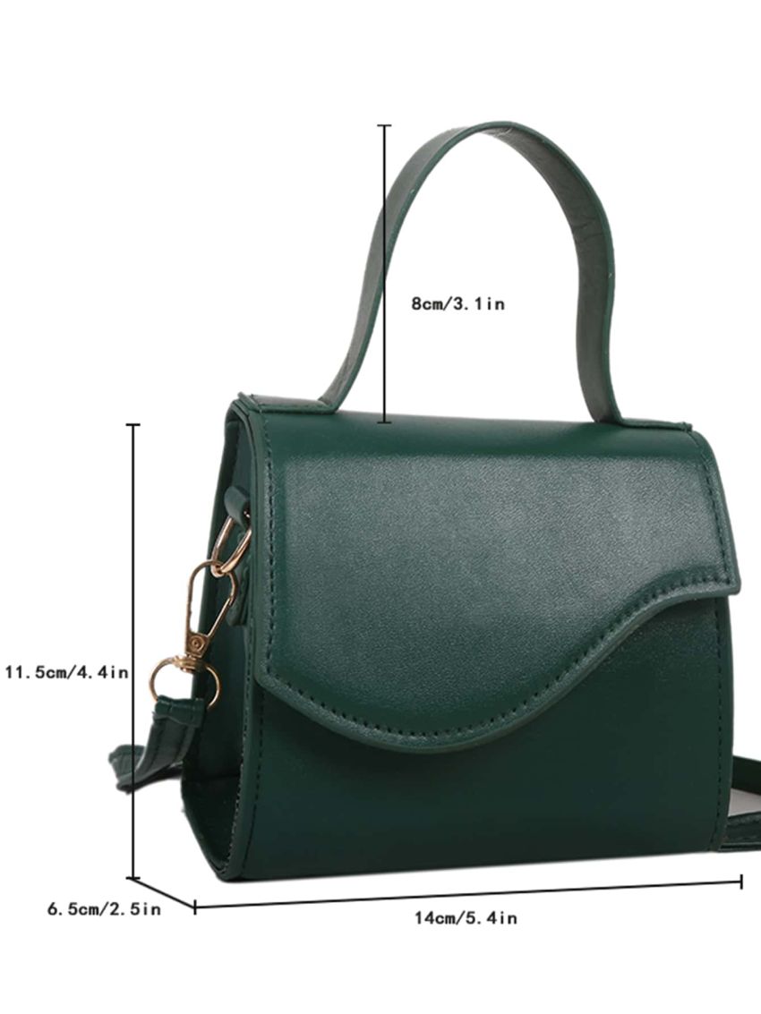 Mini Irregular Flap Square Bag