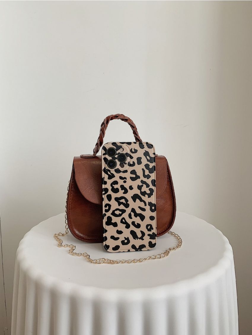 Mini Marble Embossed Flap Chain Bag