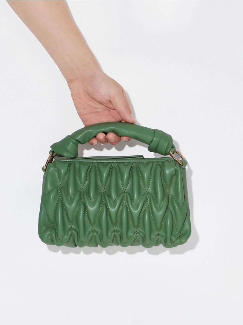 PREMIUM MINIMALIST TEXTURED TOP HANDLE BAG