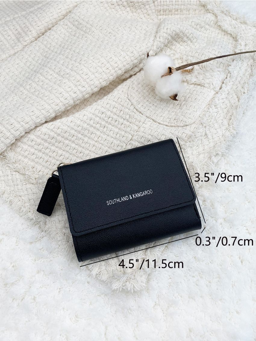 Letter Graphic Small Wallet