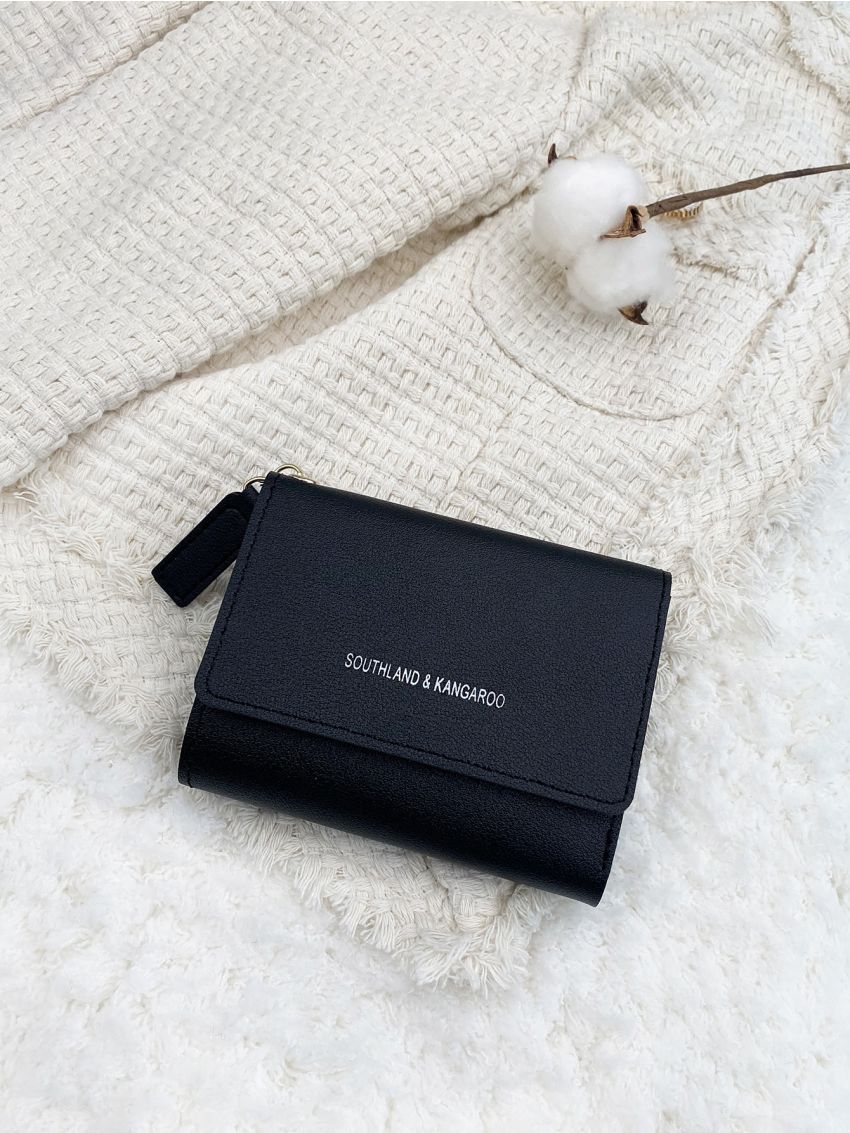 Letter Graphic Small Wallet