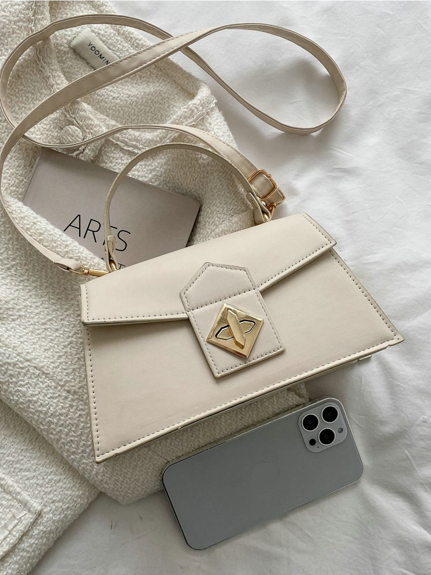 Twist Lock Flap Square Bag