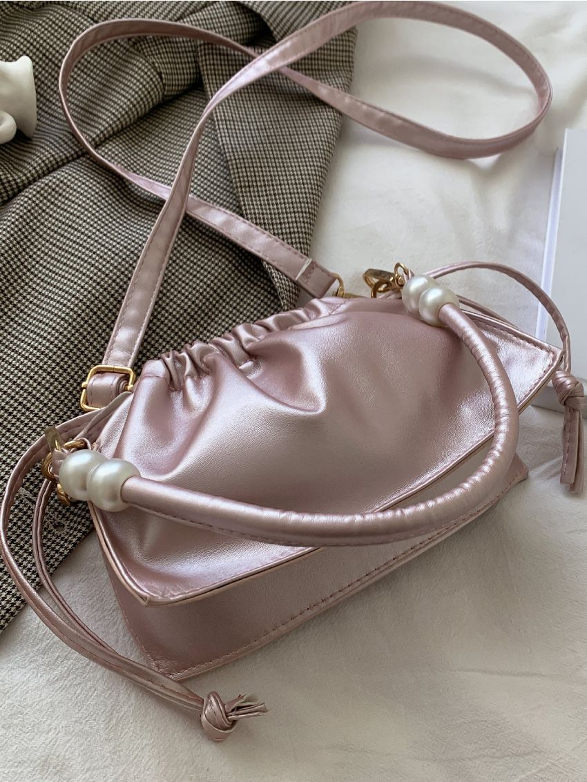 Minimalist Drawstring Ruched Bag