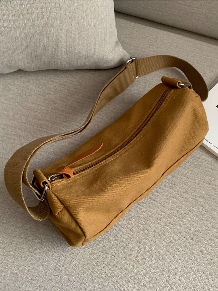 Minimalist Canvas Crossbody Bag