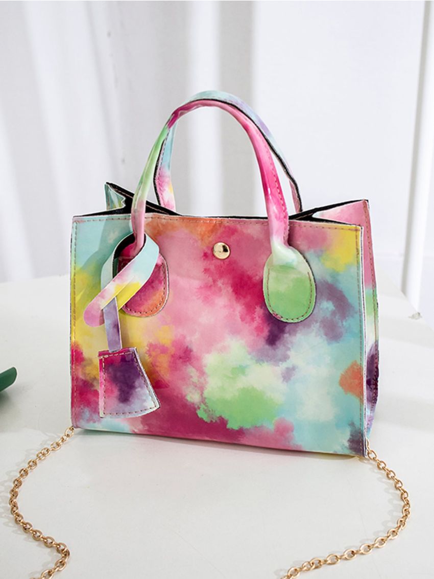 Tie Dye Square Bag