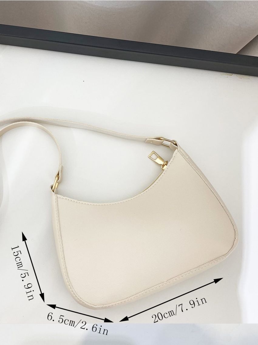 Mini Minimalist Zip Up Shoulder Bag
