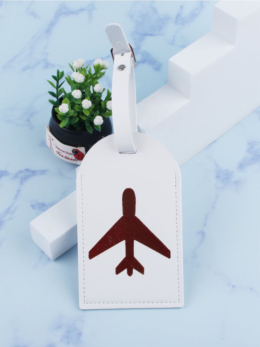 Plane Graphic Luggage Tag