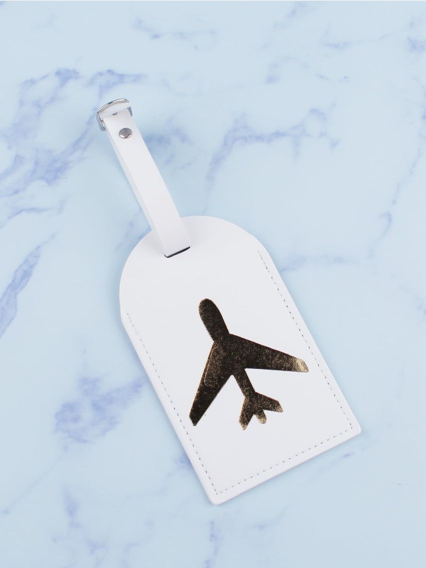 Plane Graphic Luggage Tag