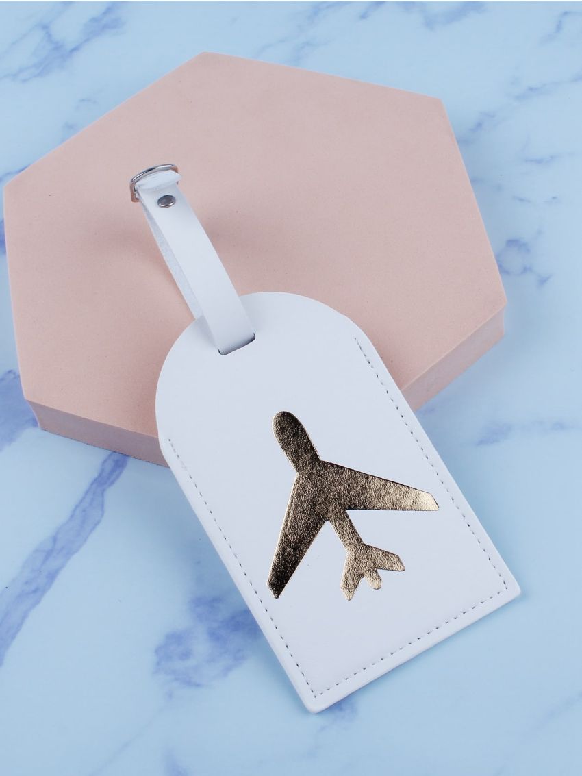 Plane Graphic Luggage Tag