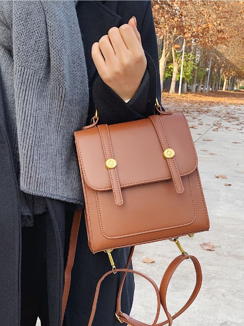 Mini Minimalist Flap Backpack