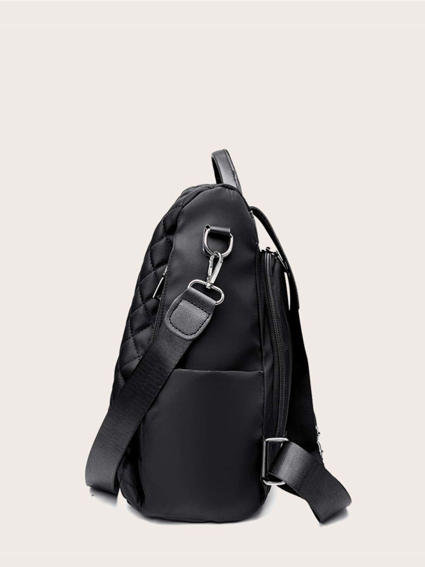 Quilted Anti-theft Large Capacity Backpack