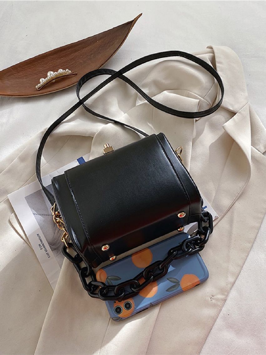 Mini Minimalist Chain Box Bag