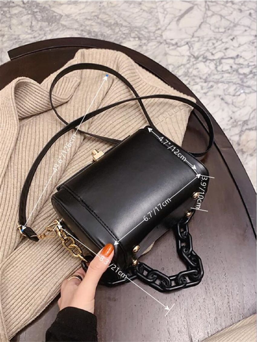 Mini Minimalist Chain Box Bag