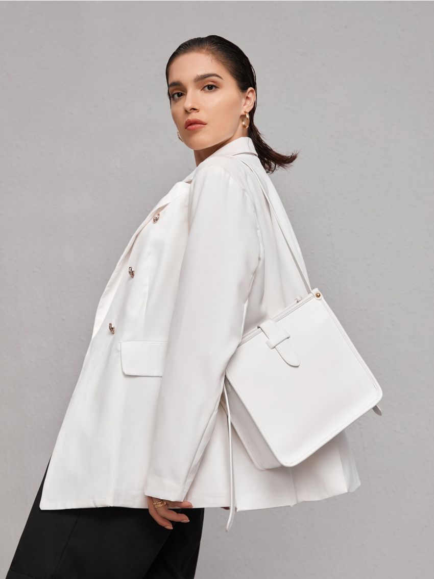 Minimalist Flap Square Bag