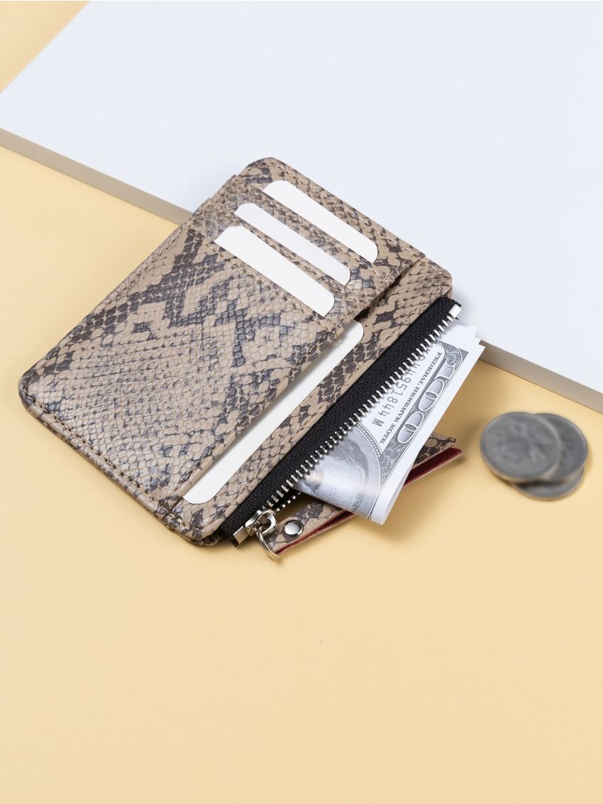 Snakeskin Pattern Card Holder