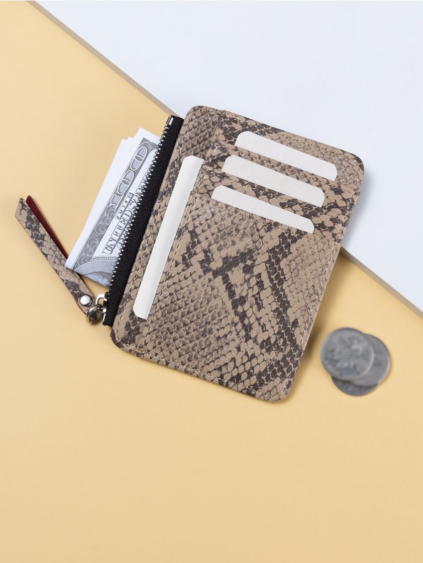 Snakeskin Pattern Card Holder