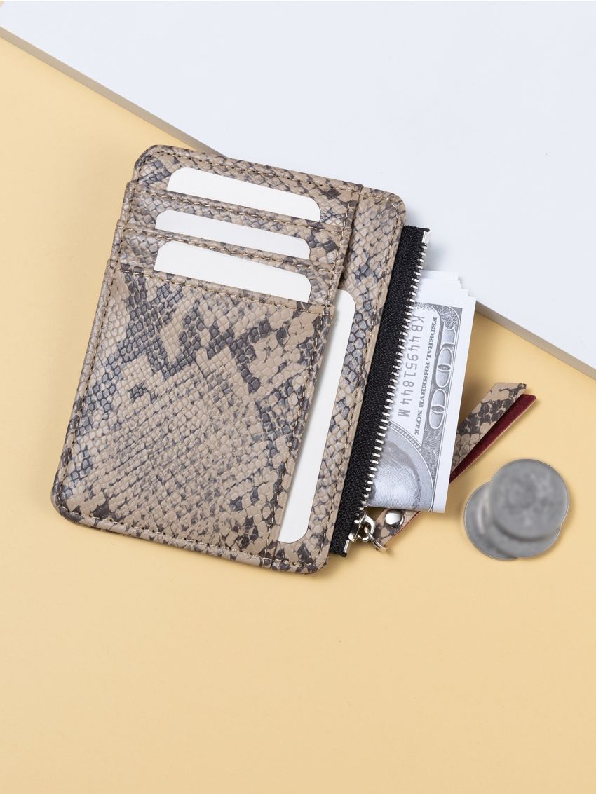 Snakeskin Pattern Card Holder