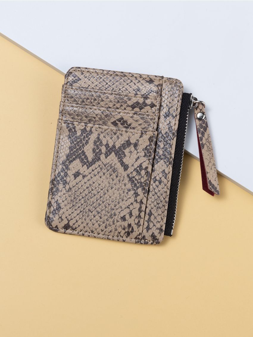 Snakeskin Pattern Card Holder