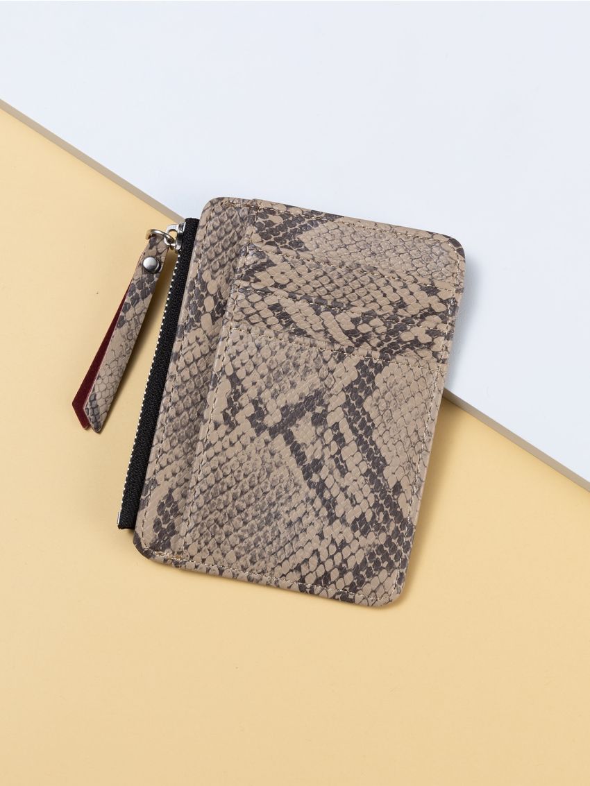 Snakeskin Pattern Card Holder