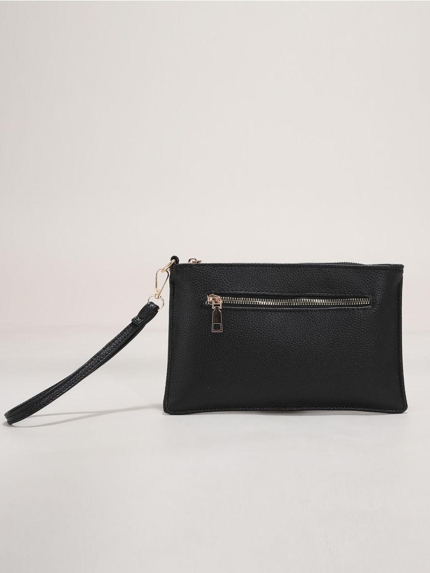 Pebble  Embossed Clutch Bag