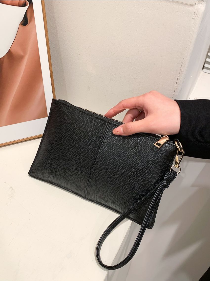 Pebble  Embossed Clutch Bag